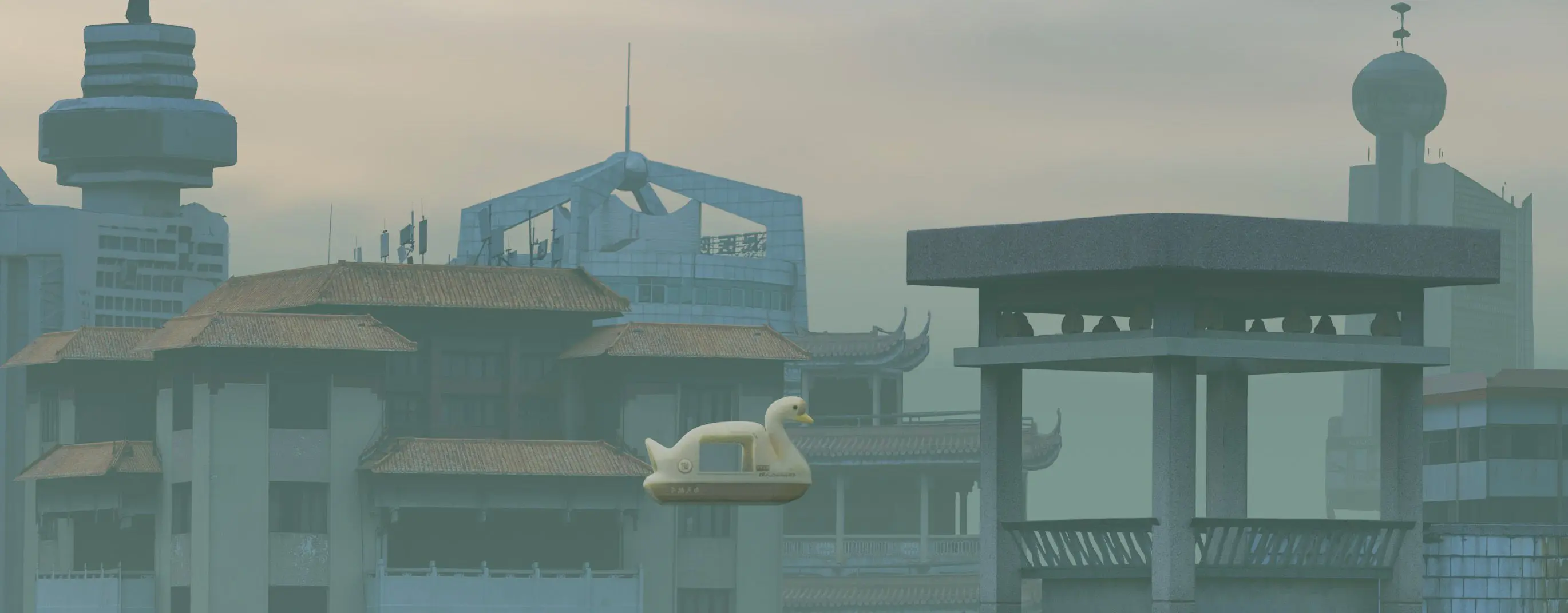 Too Rich City: The Old White Swan Passenger, 2025 ©Huang Heshan
