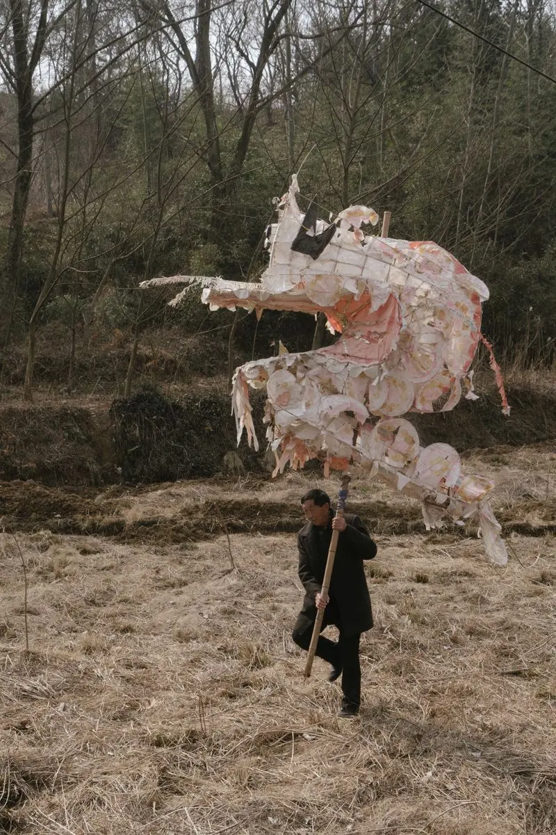 Zhu Yinghao, Xinxian County, Xinyang, 4th Feb 2023，from the series Imaging Across 1868 Rock Layers, Inkjet Print, Courtesy of the artist