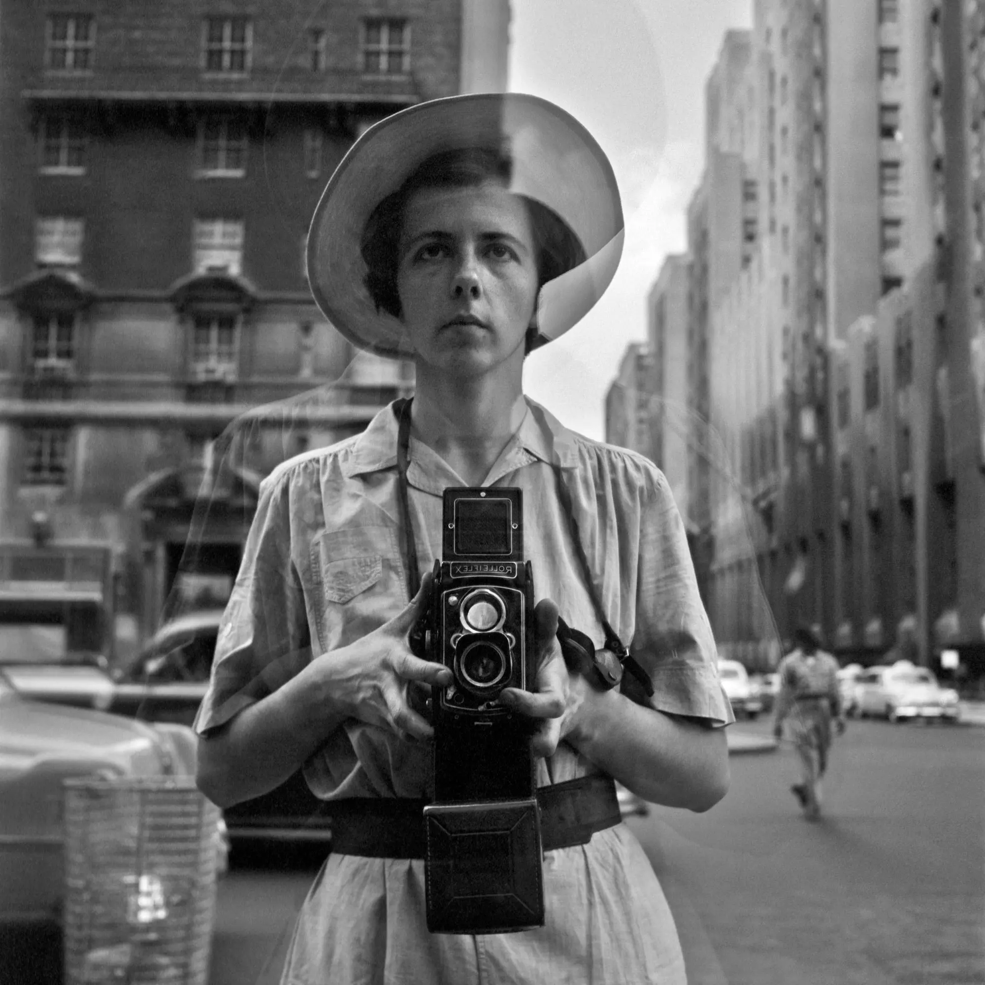 Self-Portrait, New York, NY, 1954 ©Estate of Vivian Maier, Courtesy of Maloof Collection and Howard Greenberg Gallery, NY